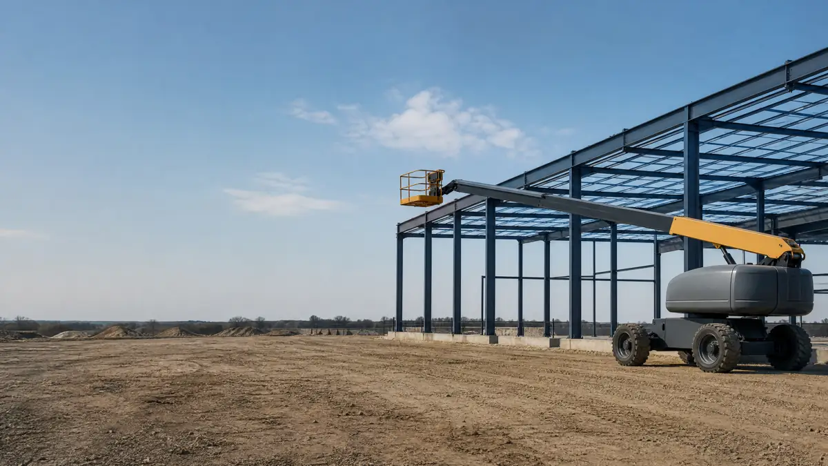 Boom Lifts jobsite access in Austin
